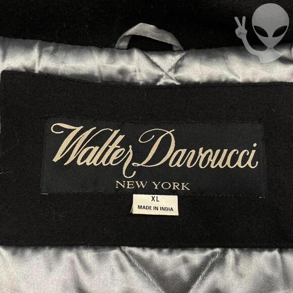 Vintage Walter Davoucci NYC Wool Quilted coat Extra Large 90s - Picture 7 of 8